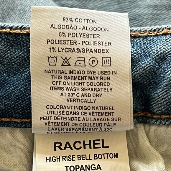 DL 1961 High Rise Bell Bottom Jeans. Size 29. Excellent Condition. - Picture 13 of 13